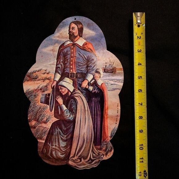 VTG Thanksgiving Columbus Die Cut Decor - Picture 9 of 16